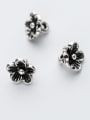 thumb 925 Sterling Silver Flower Charm Height : 9 mm , Width: 9 mm 0