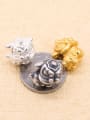 thumb S999 pure silver antique color cute lion perforated beads 2