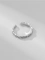 thumb 925 Sterling Silver Cloud Vintage Band Ring 0