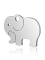 thumb Stainless steel Elephant Charm Height : 13.9mm , Width: 10.7 mm 0