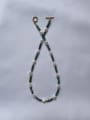 thumb Titanium Steel Freshwater Pearl Geometric Vintage Beaded Necklace 1