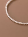 thumb 925 Sterling Silver sweet shell beads Dainty Beaded Bracelet 2