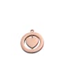 thumb Stainless Steel Hollow Turnable Square Round Heart Jewelry Accessories 0