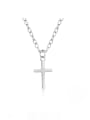thumb 925 Sterling Silver Cross Minimalist Regligious Necklace 2