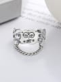 thumb 925 Sterling Silver Icon Vintage Band Ring 2