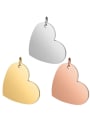 thumb Stainless steel Heart Charm Height : 20mm , Width: 26mm 0