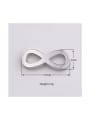 thumb Stainless steel infinity symbol figure 8 connector 2