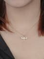 thumb 925 Sterling Silver Cubic Zirconia Dragonfly Dainty Regligious Necklace 1