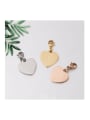 thumb Stainless steel melon seed buckle love pendant 1