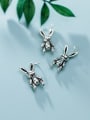 thumb 925 Sterling Silver Rabbit Charm Height : 17 mm , Width: 8 mm 2