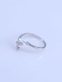 thumb 925 Sterling Silver 18K White Gold Plated Ball Ring Setting Stone diameter: 3-8mm 1