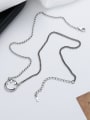 thumb 925 Sterling Silver Smiley Vintage Necklace 2