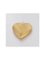 thumb Stainless Steel Glossy Love Heart Open Photo Box Couple Pendant 0