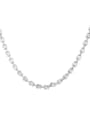 thumb 925 Sterling Silver Geometric Hip Hop Necklace 0