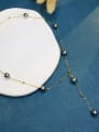 thumb 925 Sterling Silver 8mm Shell Pearl Necklace with 50cm length 2