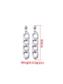 thumb Stainless steel Chain Hip Hop Drop Earring 2