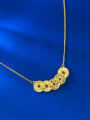 thumb 925 Sterling Silver  Ethnic Five Emperor Coin Necklace 0