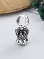 thumb 925 Sterling Silver Cubic Zirconia Crown  Vintage Pendant 3