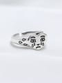thumb 925 Sterling Silver Heart Funny Trend Band Ring 0