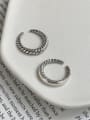 thumb 925 Sterling Silver  Twist Round Vintage Band Ring 2