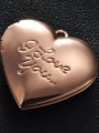 thumb Copper Message Heart Charm Height : 28.7mm , Width: 28.7 mm 1