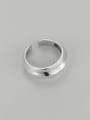 thumb 925 Sterling Silver Smooth  Geometric Band Ring 2