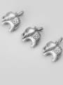 thumb 925 Sterling Silver Elephsnt Charm Height : 14.5 mm , Width: 13.5mm 0