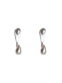 thumb 925 Sterling Silver Water Drop Minimalist Stud Earring 4