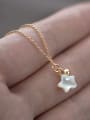 thumb 925 Sterling Silver Shell Pentagram Minimalist Necklace 4