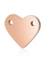 thumb Stainless steel Heart Charm Height : 10 mm , Width: 12 mm 2
