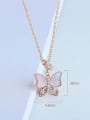 thumb 925 Sterling Silver Shell Butterfly Minimalist Necklace 3