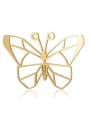 thumb Stainless steel Gold Plated Butterfly Charm Height : 30 mm , Width: 20 mm 0