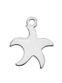 thumb Stainless steel Star Charm Height : 12 mm , Width: 14 mm 0