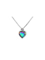 thumb 925 Sterling Silver Cubic Zirconia Heart Vintage Pendant 0