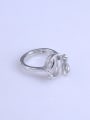 thumb 925 Sterling Silver 18K White Gold Plated Oval Ring Setting Stone size: 11*13mm 2