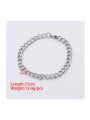 thumb Stainless steel Hip Hop Link Bracelet 1