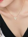 thumb 925 Sterling Silver Cubic Zirconia Heart Necklace 2
