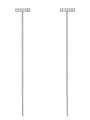 thumb 925 Sterling Silver Cubic Zirconia Tassel Minimalist Threader Earring 2