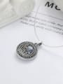 thumb 925 Sterling Silver Cubic Zirconia Fish Vintage Pendant 3