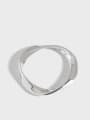thumb 925 Sterling Silver Mobius twist Band Ring 2