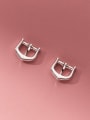 thumb 925 Sterling Silver Cubic Zirconia Geometric Dainty Clasps 1