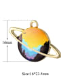 thumb Alloy Star Charm Height : 16 mm , Width: 23.5 mm 2