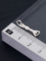 thumb 925 Sterling Silver Charm Height : 5 mm , Width: 17 mm 2