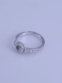 thumb 925 Sterling Silver 18K White Gold Plated Round Ring Setting Stone size: 5*5mm 1