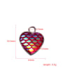 thumb Stainless Steel Heart Accessories Heart Shaped Fish Scale Pendant 1