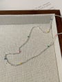 thumb 925 Sterling Silver Multi Color Dainty Necklace 0