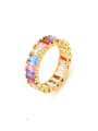 thumb 925 Sterling Silver Cubic Zirconia Geometric Minimalist Band Ring 0