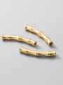 thumb 999 pure silver and gold bamboo tube 4mm elbow 1