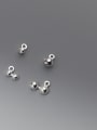 thumb 925 Sterling Silver Geometric Minimalist Positioning beads 0