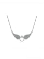 thumb 925 Sterling Silver Cubic Zirconia Wing Luxury Necklace 0